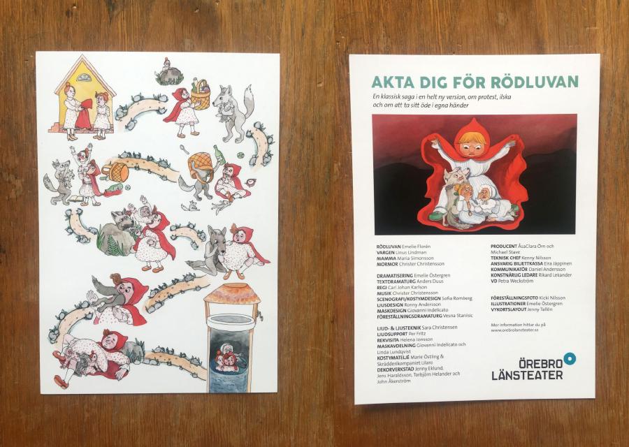 Book cover - Premiär för Akta Dig för Rödluvan
