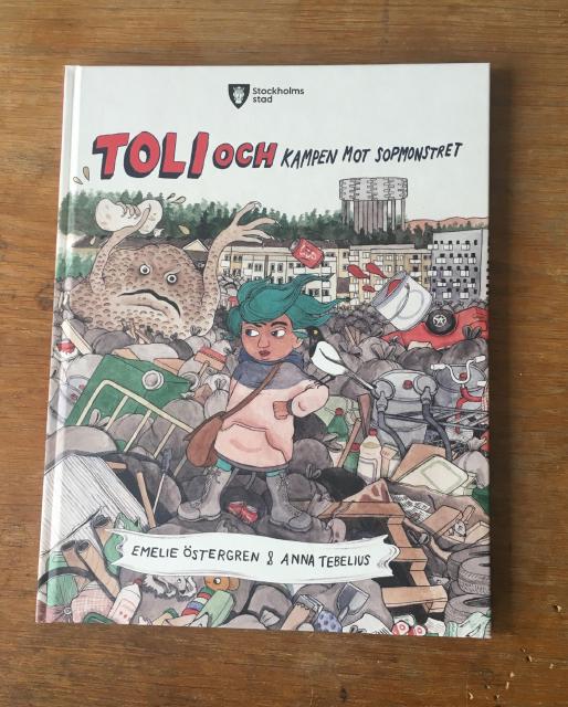 Book cover - Toli och kampen mot sopmonstret