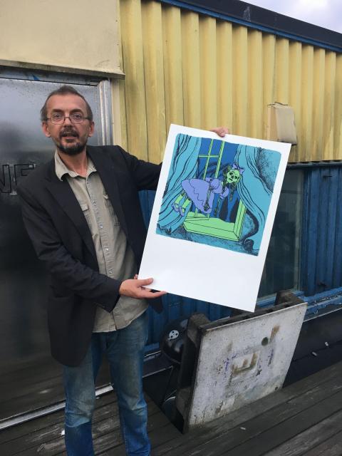 Book cover - Nytt screentryck - "Die Fast"